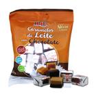 Caramelo de leite diet com chocolate pacote 100g - hué - un