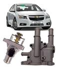 Carcaça da valvula termostática gm cruze.sonic tracker 1.6 1.8 16v 2012 á 2016 kit c/valvula