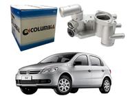 Carcaça termostatica aluminio columbia volkswagen gol g5 1.0 8v 1.6 8v 2008 a 2013