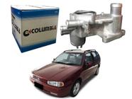 Carcaça termostatica aluminio columbia volkswagen parati g2 1.0 16v ar quente 1997 a 2001
