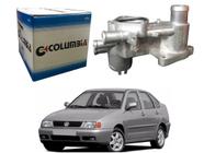 Carcaça termostatica aluminio columbia volkswagen polo classic 1.0 16v ar quente 2001 a 2003