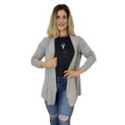 Cardigan Casaquinho Manga Longa KIMONO Casaco Feminino