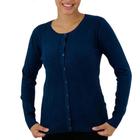 Cardigan de tricot facinelli feminino ref: fac651098