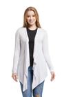 Cardigan Feminino Casaco Kimono Com Bico Manga Longa