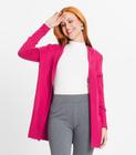 Cardigan Feminino Com Capuz Rovitex Vermelho