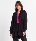 Cardigan Feminino Liso Rovitex Preto