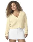 Cardigan florence by mills Womens Bright Side Cropped Pear Sorbet