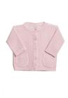 Cardigan Rosa Bebê Infantil Mundo Faz de Conta