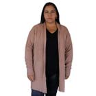 Cardigan Tricot Feminino Plus Size City Lady 658070