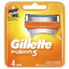 Carga Gillette Fusion 5 c/ 4 Unidades