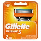 Carga Gillette Fusion 5 com 2 unidades