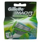 Carga gillette mach 3 sensitive c/2