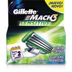 Carga Gillette Mach3 Sensitive 2 Cartuchos