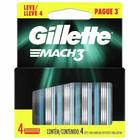 Carga Mach3 Leve 4 pague 3 Unidades - Gillette