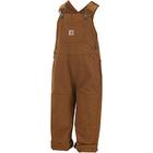 Carhartt Baby-boys Infant Washed Duck Bib Overall, Brown, 12 Mo.