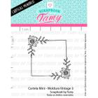 Carimbo de Silicone Mini Tamy - Lilipop - Moldura Vintage 2