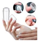 Carimbo De Unha Francesinha Silicone Transparente NailArt