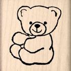 Carimbos de borracha da Impression Teddy Bear 1,5 x 1,5 cm - Stamps by Impression