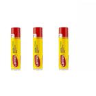 Carmex Kit com 3 Hidratante e Protetor Labial Classico SPF15