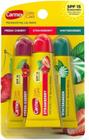 Carmex Lip Balm Daily Care Kit Com 3 Bisnagas 3 Sabores