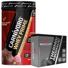 Carnívoro Whey Prime 900g + Thermo Abdomen Black 60 Comp Bodyaction