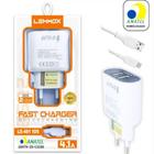 Carregador 4.1A 2 Portas Usb + Cabo V8 com Anatel Lehmox - LE-481 MICRO