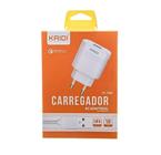 Carregador acadaptável with usb slot kaidi p/iphone kd-550a