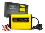Carregador Bateria 6a 12v Universal Portatil Flutuante Fonte Amarela a mais vendida