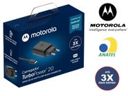 Carregador c/cabo moto g100 5g turbo power 20w tipo-c - c/anatel