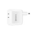 Carregador Caixinha Rápido Turbo 40w Duplo Usb-c Hrebos