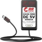 Carregador Compatível Com Caixa Amplificada Multilaser DC 5V 2000mA SP-207 SP-208 - RRfontes