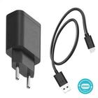 Carregador compativel Motorola Turbo Power 15W Tipo usb-c c/ Cabo Preto