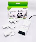 Carregador Controle X box One Series S X + 2 Baterias 800mah