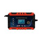 Carregador de Bateria Inteligente 12V para Carro e Motocicleta - com Display LCD