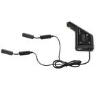 Carregador de carro durável de porta USB leve carregamento rápido controle remoto de dois acessórios de drone bateria portátil para ar mavic 2 - SANLIN BEANS