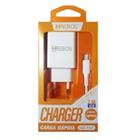 Carregador De Celular Turbo Usb V8 Branco - Hrebos