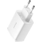 Carregador de Parede Baseus Compacto 17 W 3 X USB-A - Branco (CCXJ0201)