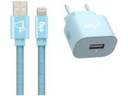 Carregador de Parede Carga Rápida Entrada USB - com Cabo Lightning 1m Elg KT810WLBE