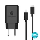 Carregador De Parede Motorola Turbopower 30W Usb-C Preto