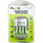 Carregador de Pilhas AA/AAA/9V FXC03AAA Bivolt Flex F002