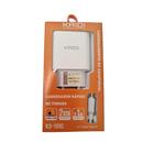 Carregador de tomada rápido 2 Usb 2.4A com Cabo Tipo C KAIDI 109C