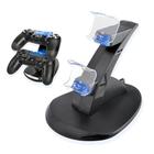 Carregador e Suporte Para Controle Manete Play 4 Ps4 Luz Led Base - OIVO