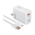 Carregador GaN De Carregamento Rápido QC3.0 USB C Com Cabo Tipo C Para iPhone Huawei Samsung Xiaomi