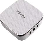 Carregador kaidi com 6 saidas 7A usb carga rapida cabo - Jpcell