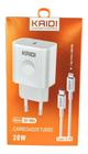 Carregador Kaidi Turbo Pd Tipo-c Para Lightning KD-108A