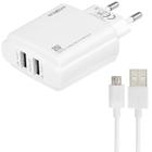 Carregador Micro USB Moxom MX-HC20 2 USB - Branco