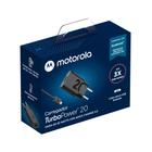 Carregador Moto G5 Plus XT1687 TURBOPOWER 20W Micro USB Preto - Motorola