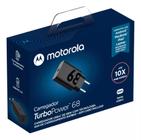 Carregador Motorola Turbo Power 68 Watts USB-C para USB-C - Preto