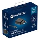 Carregador Motorola USB-C/USB - Carregamento TurboPower G9 Play G100 G200