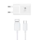 Carregador Original Compatível com Samsung Tipo C Branco USB/USB-c Envio imediato para todo Brasil Compatível com celular de entrada usb-c